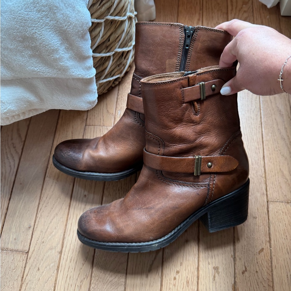 Clark’s Leather Ankle Boots